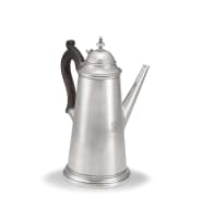 A Victorian silver coffee pot, William Hutton & Sons, London, 1885