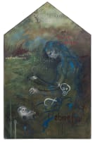 Judith Mason; Graffiti Graveyard Wonderings, triptych