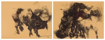 Ezrom Legae; Abstract Animals, two