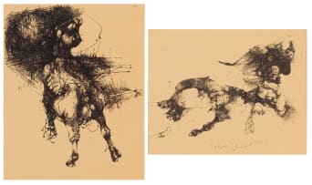 Ezrom Legae; Abstract Animals, two