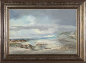 Gabriel de Jongh; Beach Scene