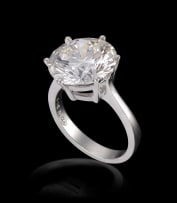 7.83 ct diamond solitaire ring