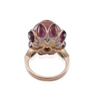 14k rose gold flower ring, Taz Watson