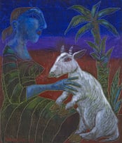 Jan Vermeiren; Woman with Goat