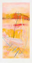 Fred Schimmel; Untitled (Abstract in Orange)