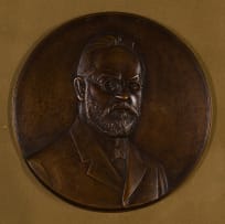 Anton van Wouw; Bas-relief Bust of Dr Herman Breijer
