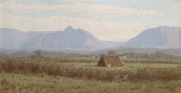 Jan Ernst Abraham Volschenk; The Hut (In Riversdale Valley)