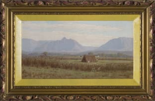 Jan Ernst Abraham Volschenk; The Hut (In Riversdale Valley)
