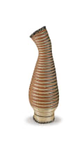 Unrecorded artist, Tutsi Peoples; A Rwandan woven grass and palm fibre floor vase