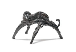 Dylan Lewis; Resting Leopard Maquette (S450)