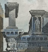 Various Artists; Tempio della Pace; Piramide di Cajo Cestio; Avanzi del Foro Palladio; Esterno della Basilica di Santa Maria Maggiore, four