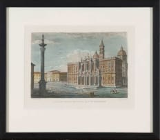 Various Artists; Tempio della Pace; Piramide di Cajo Cestio; Avanzi del Foro Palladio; Esterno della Basilica di Santa Maria Maggiore, four