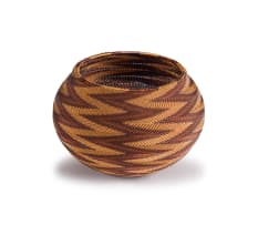Mgongo Ngubane; A Threads of Africa copper wire bowl, 2022