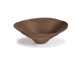 Elias Mshengu; A conical copper wire bowl, circa 2000
