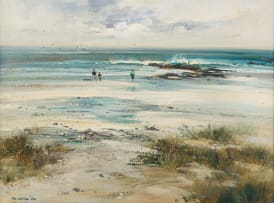 Mel Brigg; Beach with Figures
