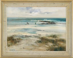 Mel Brigg; Beach with Figures