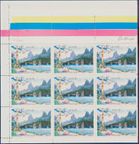 Walter Battiss; Fook Island Stamps, two