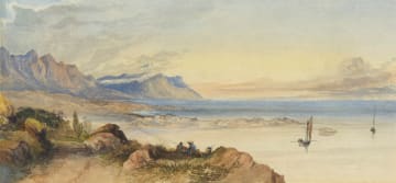 Thomas Bowler; Camps Bay and Twelve Apostles from Clifton Corner