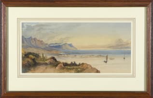 Thomas Bowler; Camps Bay and Twelve Apostles from Clifton Corner