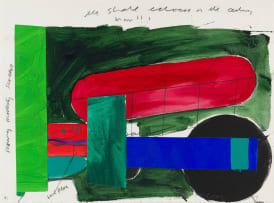 Bruce McLean; Study for Bar X