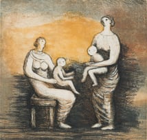 Henry Moore; Mother and Child XVI