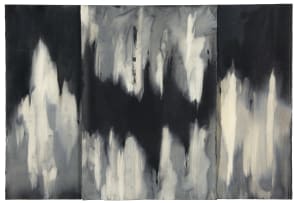 Alexandra Karakashian; Achromatic (Beneath) I, triptych