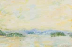 Alice Elahi; Landscape With Yellow Sky
