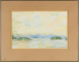 Alice Elahi; Landscape With Yellow Sky