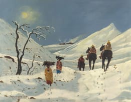 John Koenakeefe Mohl; Riders in the Snow