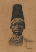 Gerard Bhengu; Figure with Hat and Collar