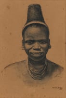 Gerard Bhengu; Portrait of a Woman