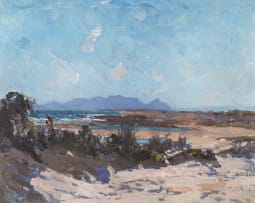 Robert Gwelo Goodman; Seascape with Table Mountain in the Background