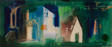 John Piper; Sketch for Tapestry (Witwatersrand University)