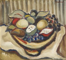Carl Büchner; A Bowl of Fruit