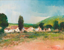 Errol Boyley; Landscape with Houses