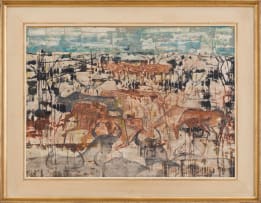 Gordon Vorster; Antelope in a Landscape