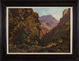 Tinus de Jongh; Landscape with Rocky Kloof