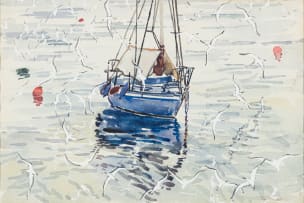 Richard Cheales; Boat and Seagulls