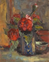 Alexander Rose-Innes; Roses in a Vase