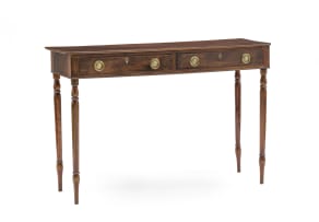 A Georgian mahogany console table