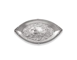 An Edward VII silver navette-shaped bon bon dish, Williams Ltd., Birmingham, 1903