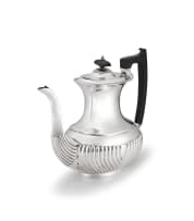 An Elizabeth II silver coffee pot, Viner's Ltd, Sheffield, 1964