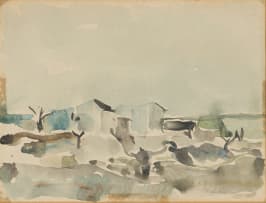 Wolf Kibel; Landscape with Houses