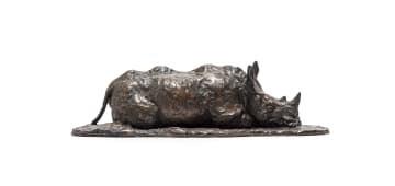 Dylan Lewis; Sleeping White Rhinoceros Maquette (S3)