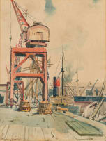 Sydney Carter; Harbour Scene