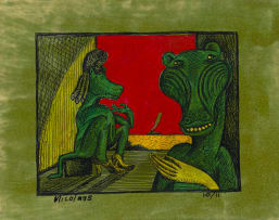 Nicolaas Maritz; Two Green Interior Baboons