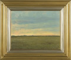 Walter Meyer; Laaste Lig oor Grasvlakte (Sunset over Grass Field)