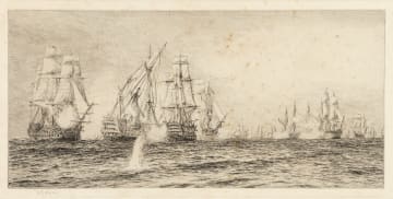 William Lionel Wyllie; Battle of Trafalgar