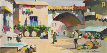 Cecil Rochfort D'Oyly-John; A Mediterranean Village