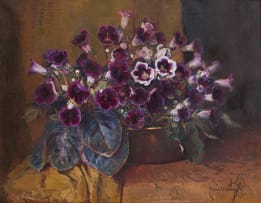 Frans Oerder; Still Life with Violets